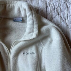 White Colombia Full Zip Up